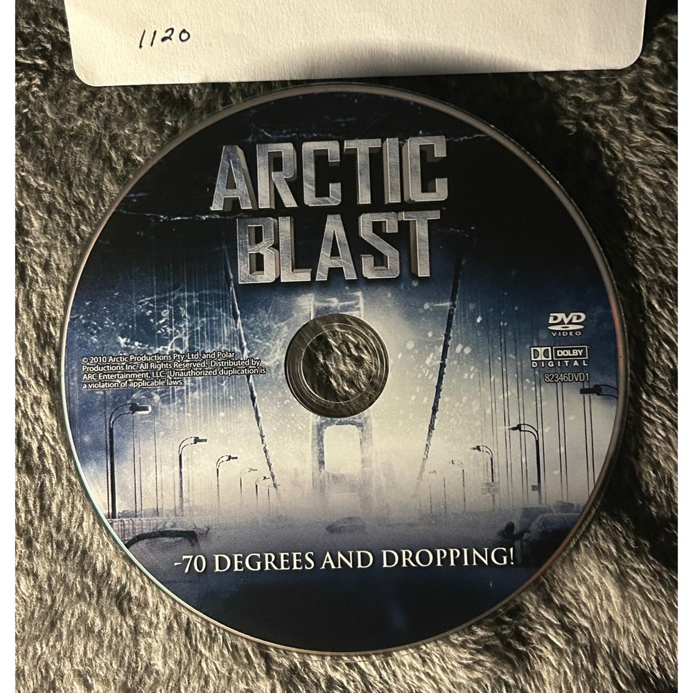 Arctic Blast DVD Disc Only Disaster Sci Fi Action Movie Tested Works - Picture 2 of 2